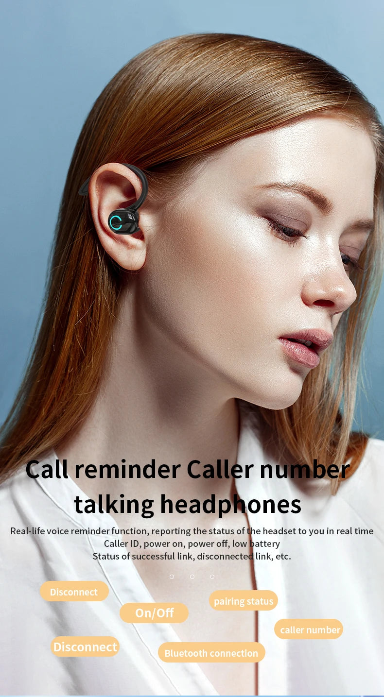 HiFi Bass Waterproof Noise Cancelling Earbuds