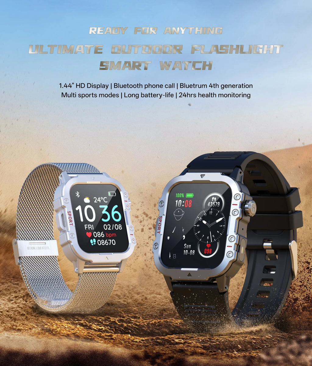 Smart Watch 1.44" – Bluetooth Call & Health