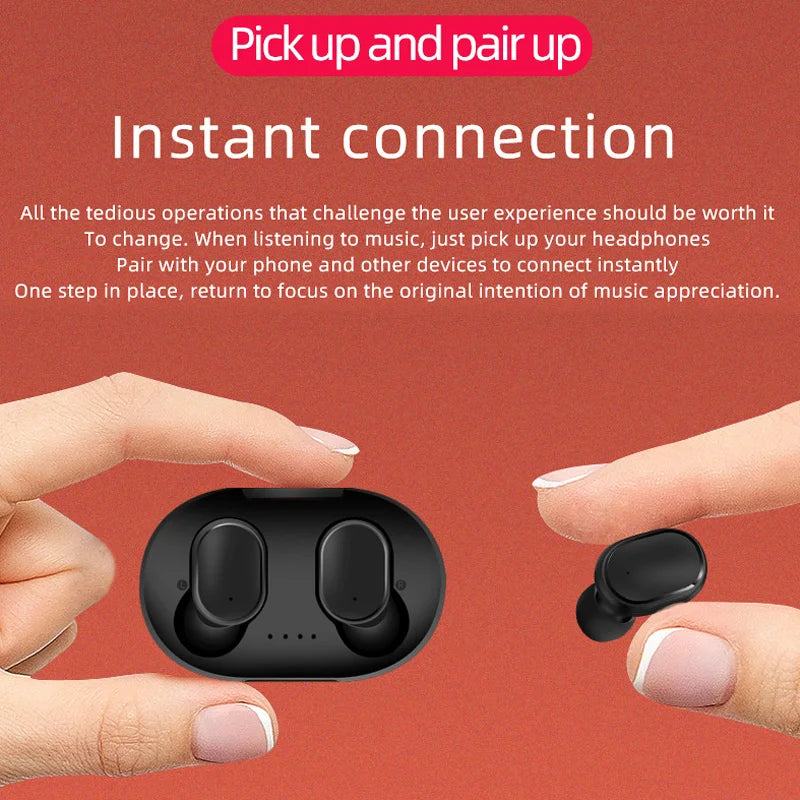 A6S TWS Sport Stereo Earbuds for iPhone Huawei
