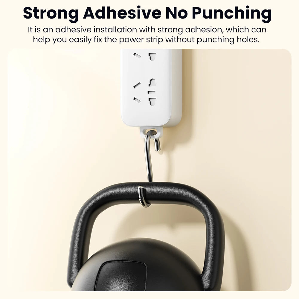 Toocki Power Strip & Cable Organizer Holder (1/2/3 Pcs)