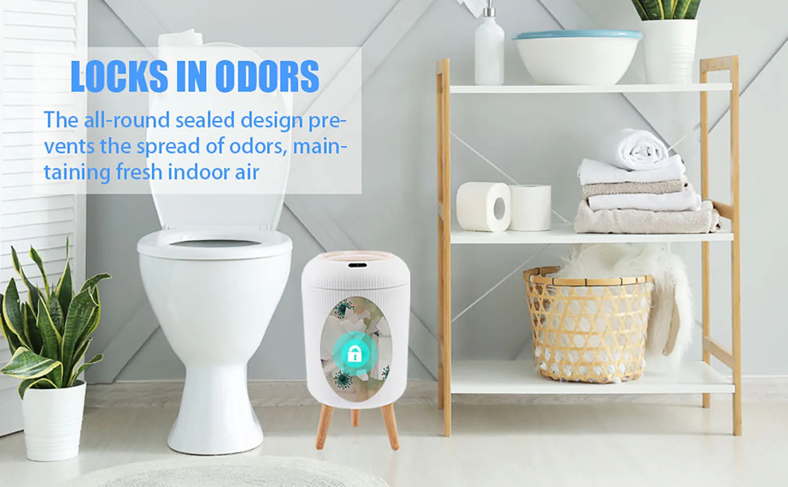 Motion Sensor Touchless Trash Can
