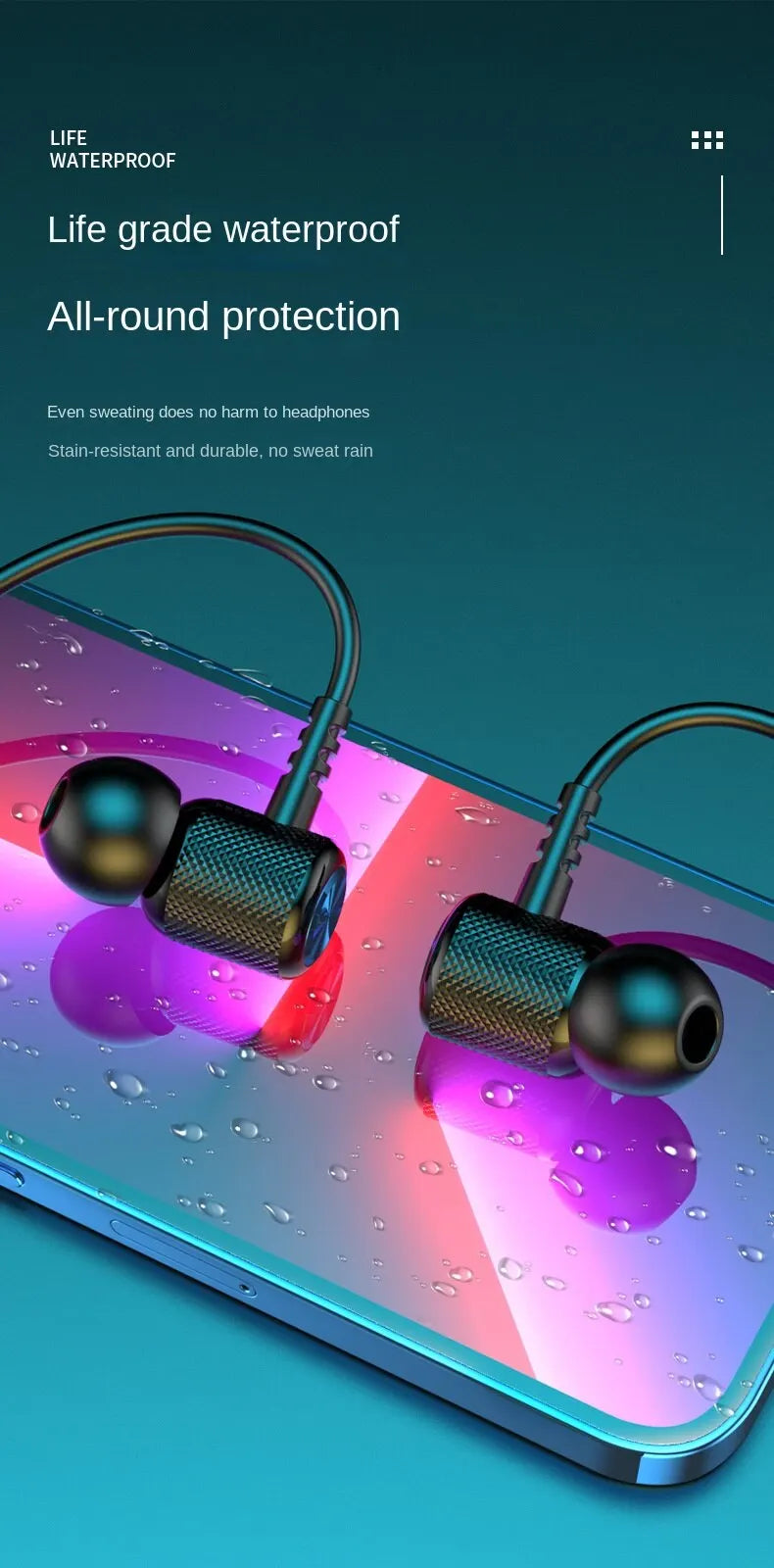 9D Magnetic Neckband TWS Earbuds with Mic