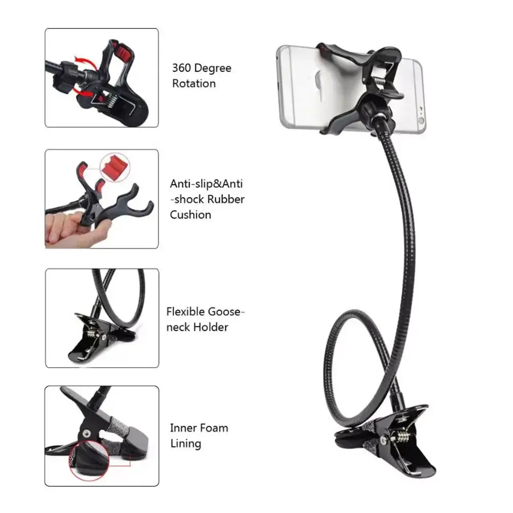 Flexible Gooseneck Bedside Phone Holder