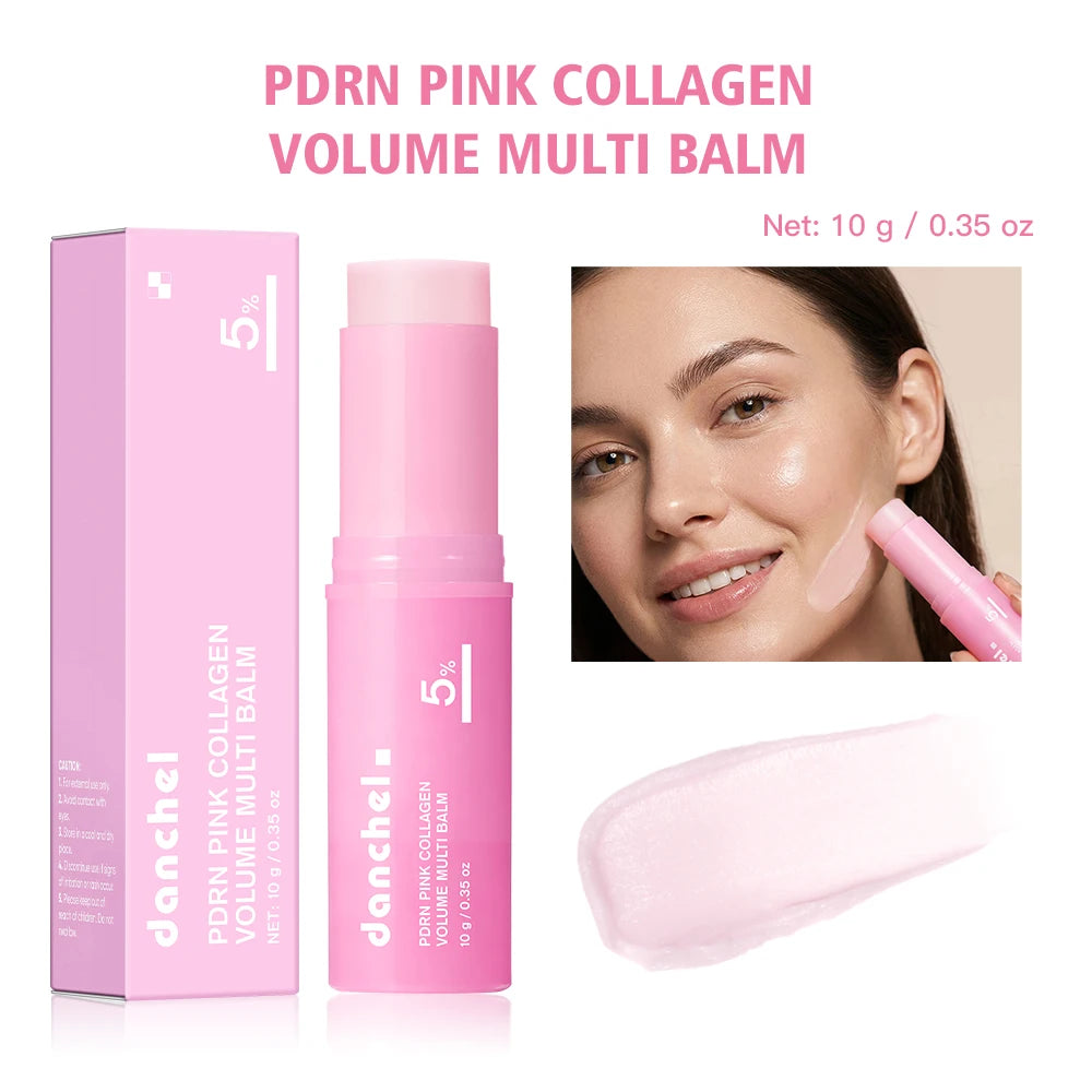 PDRN Pink Collagen Plumping Balm Stick
