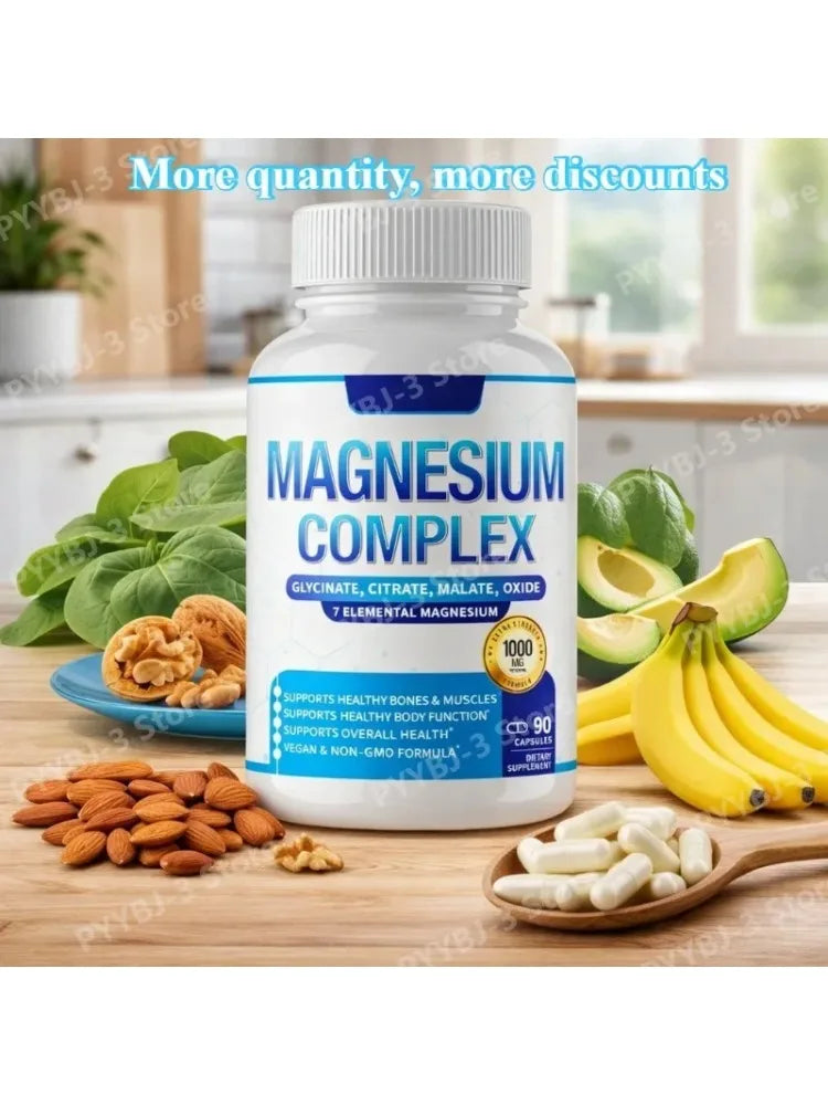 Magnesium 1000mg 7-in-1 Complex – 90 Ct