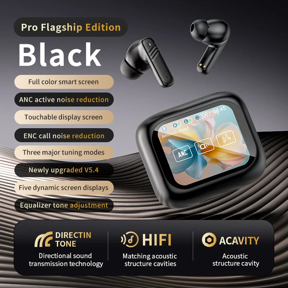 ANC Wireless Earbuds Long Battery ENC Mic