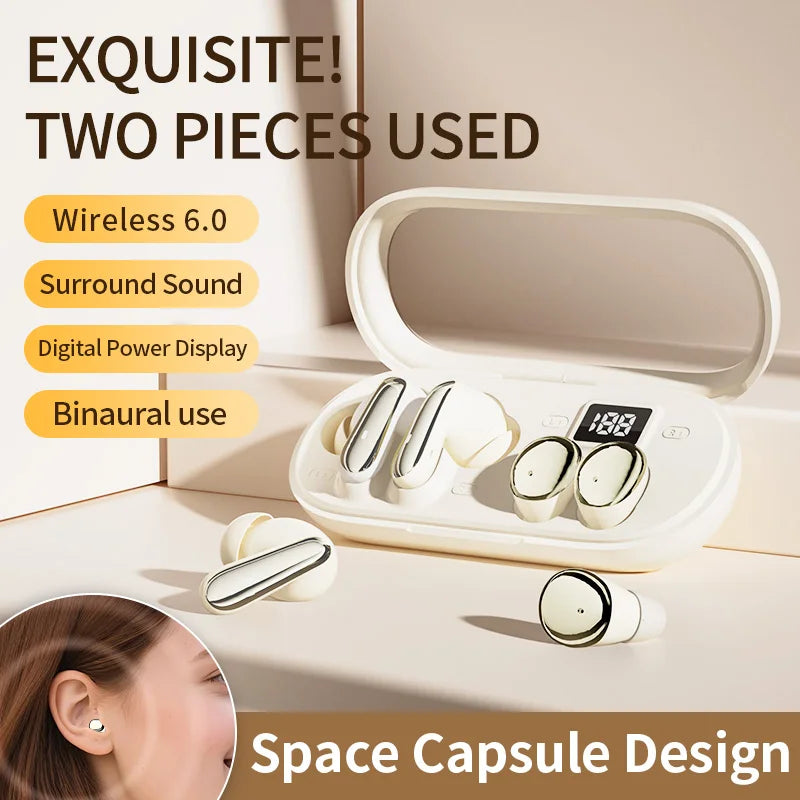 Mini Sleep & Sport Earbuds 30H Playtime (2-Pack)