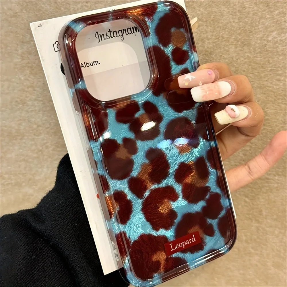 Leopard Print Soft Case – Multi iPhone