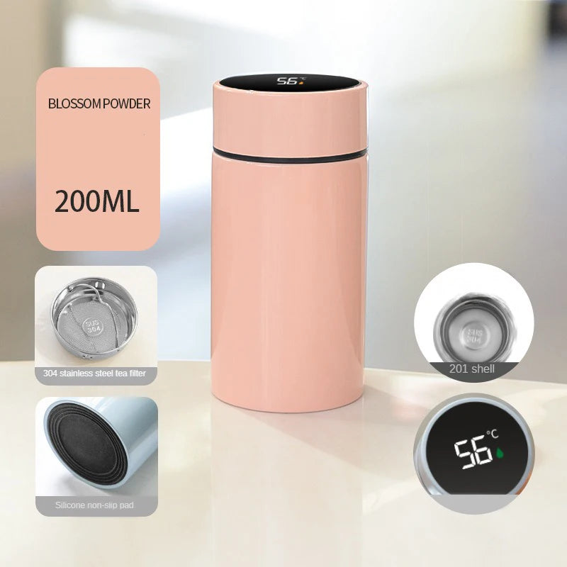 Smart Thermos Bottle with Temperature Display