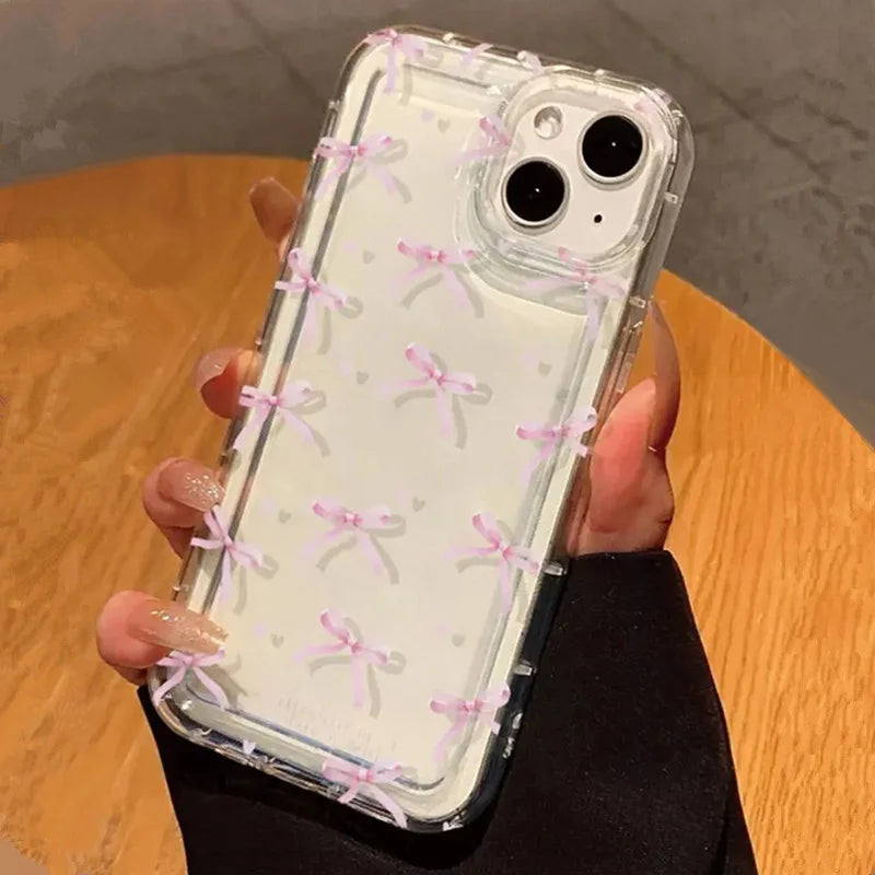 Pink Heart Bow Case – Multi iPhone