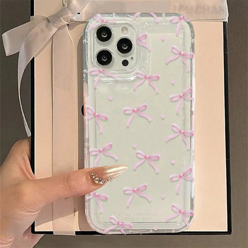 Pink Heart Bow Case – Multi iPhone