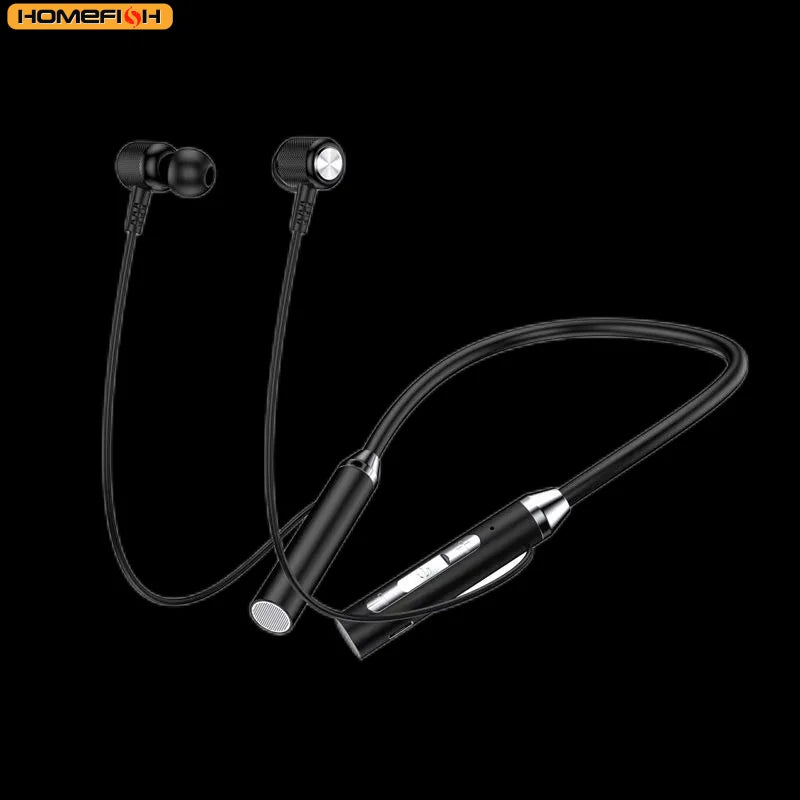 9D Magnetic Neckband TWS Earbuds with Mic