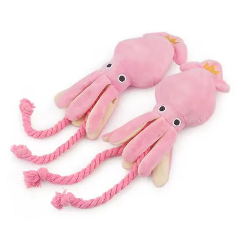Cotton Rope Octopus Chew Toy for Pets