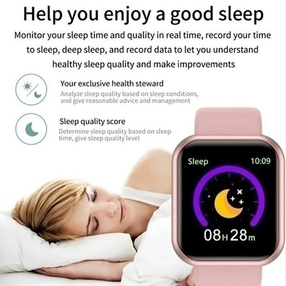 Smart Watch – Bluetooth Fitness & Sleep Monitor