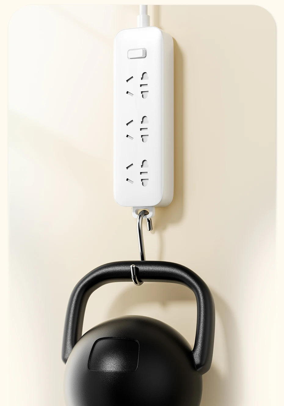 Toocki Power Strip & Cable Organizer Holder (1/2/3 Pcs)