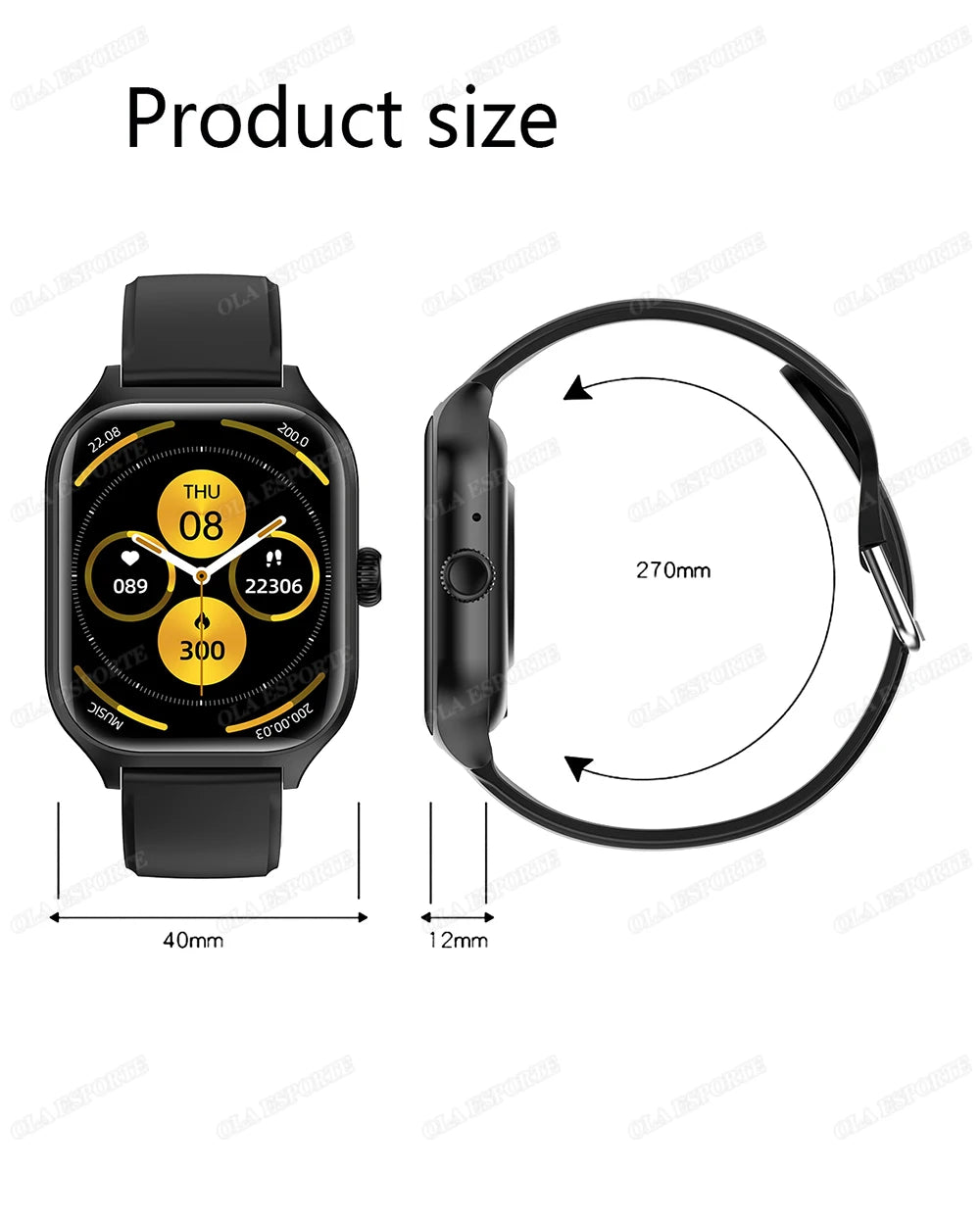 Smart Watch – 1.83" HD Bluetooth Call