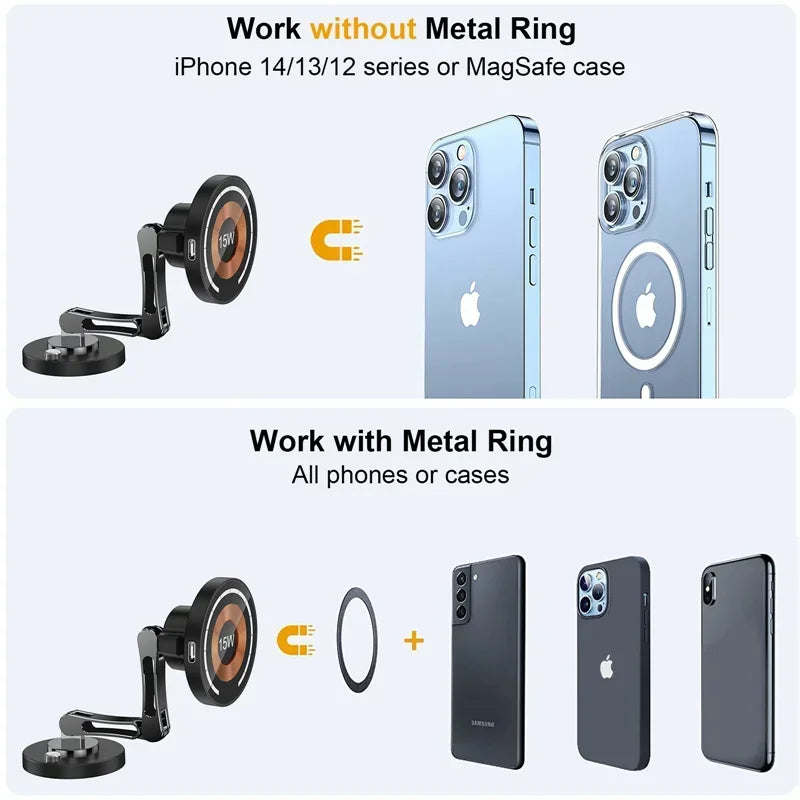 Magnetic Wireless Car Phone Charger Mount