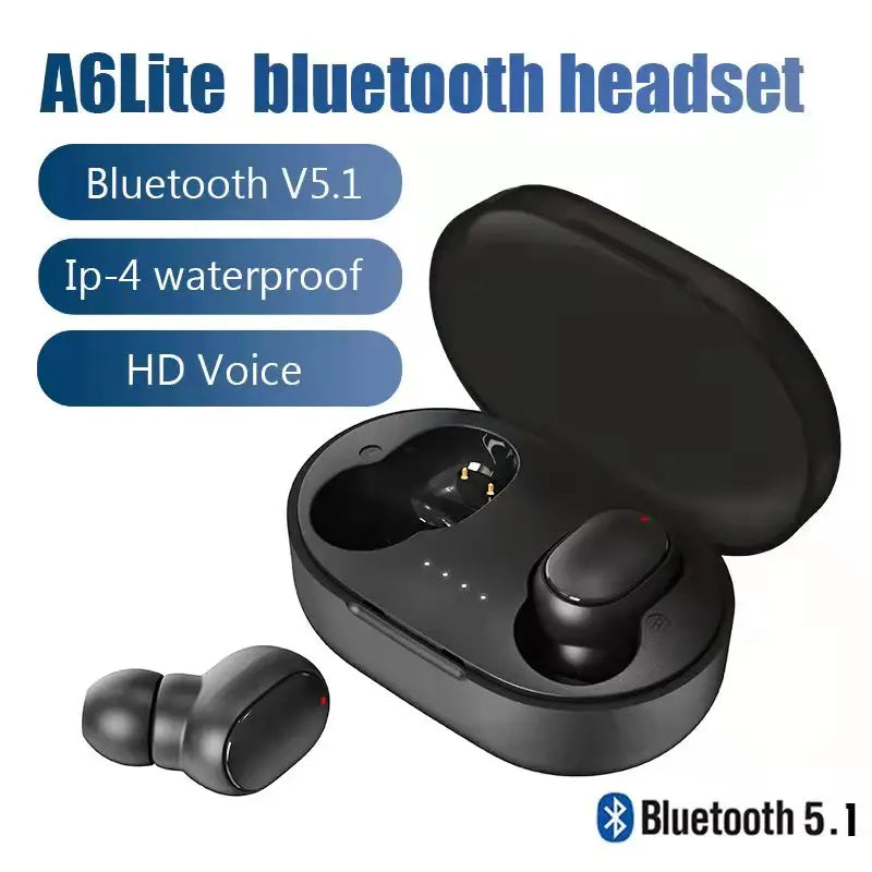 A6S TWS Sport Stereo Earbuds for iPhone Huawei