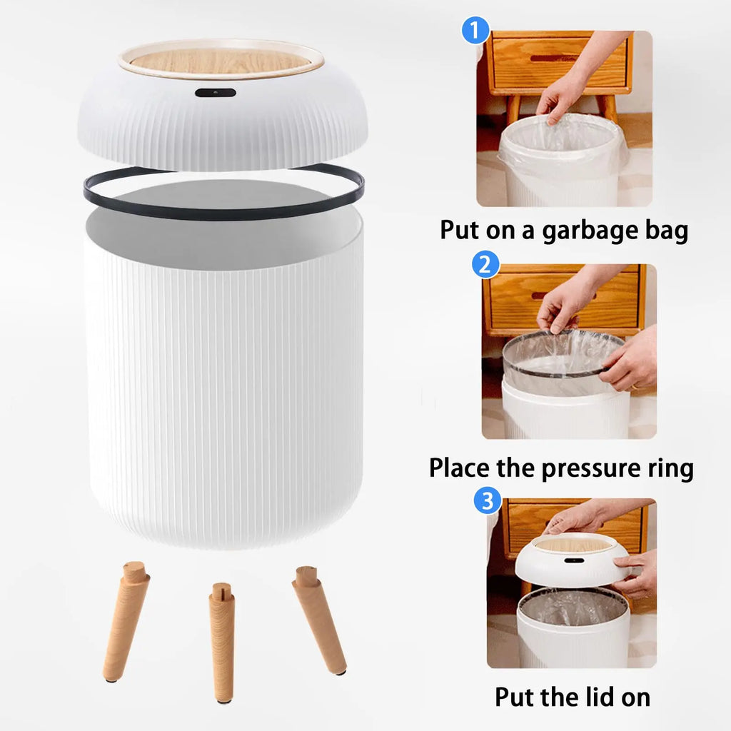 Motion Sensor Touchless Trash Can