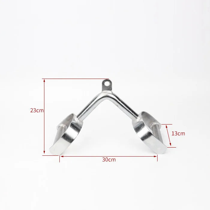 Chrome Lat Pull Down Bar & Tricep Rope