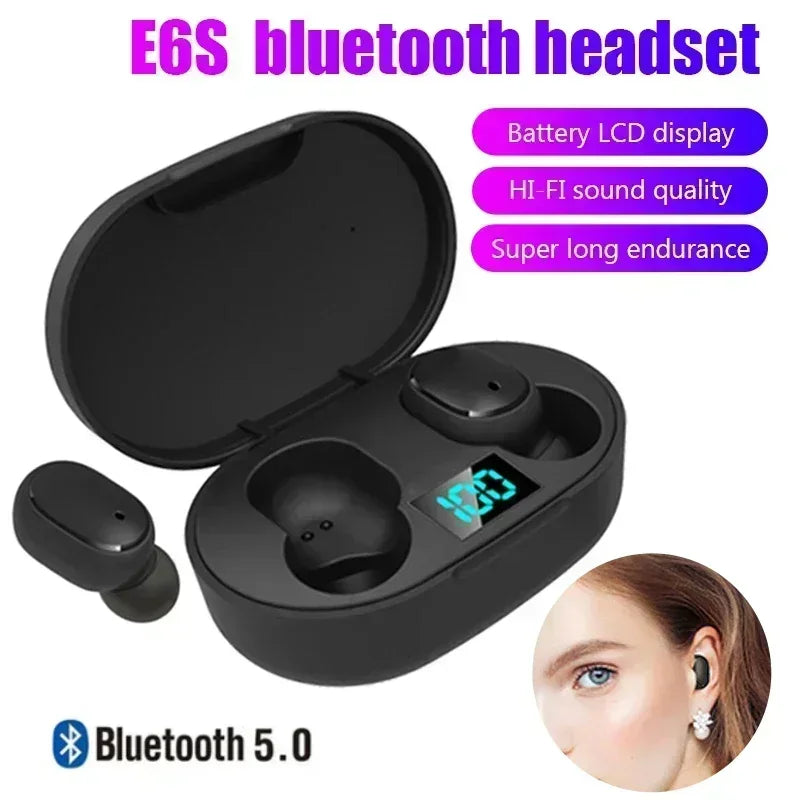 E6S Noise Cancelling TWS Earbuds with Mic