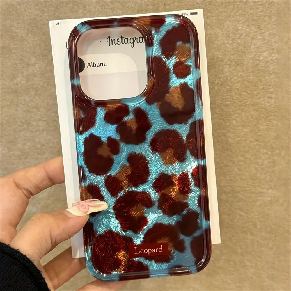 Leopard Print Soft Case – Multi iPhone