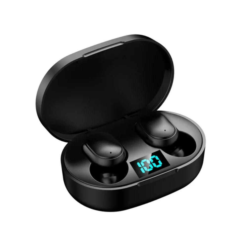 E6S Noise Cancelling Earbuds LED Charging Case