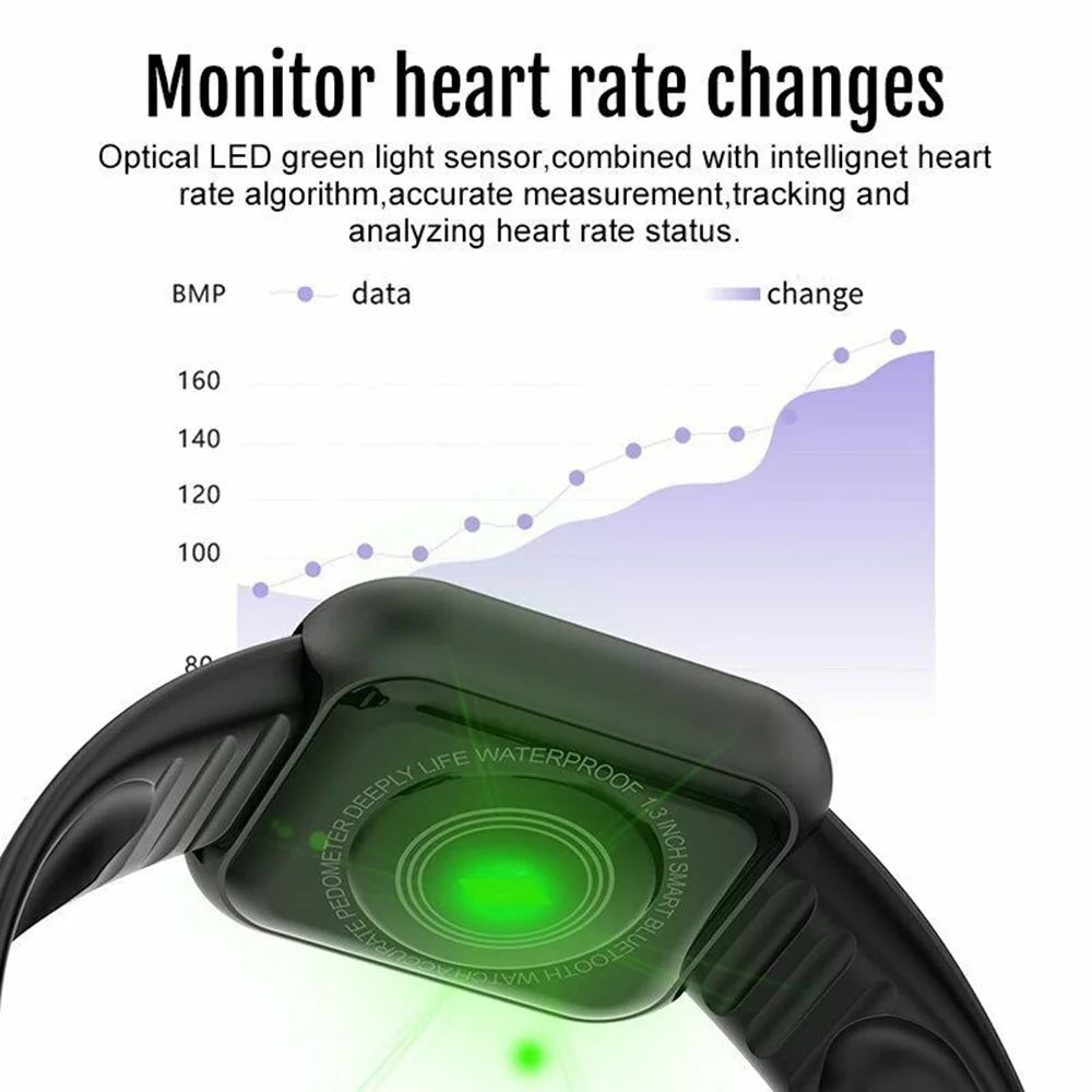 Smart Watch – Bluetooth Fitness & Sleep Monitor