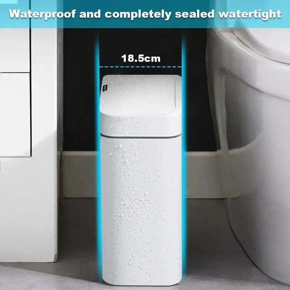 15L Smart Sensor Trash Can with Auto Bagging