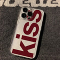 Kiss Print Silicone Case – Multi iPhone