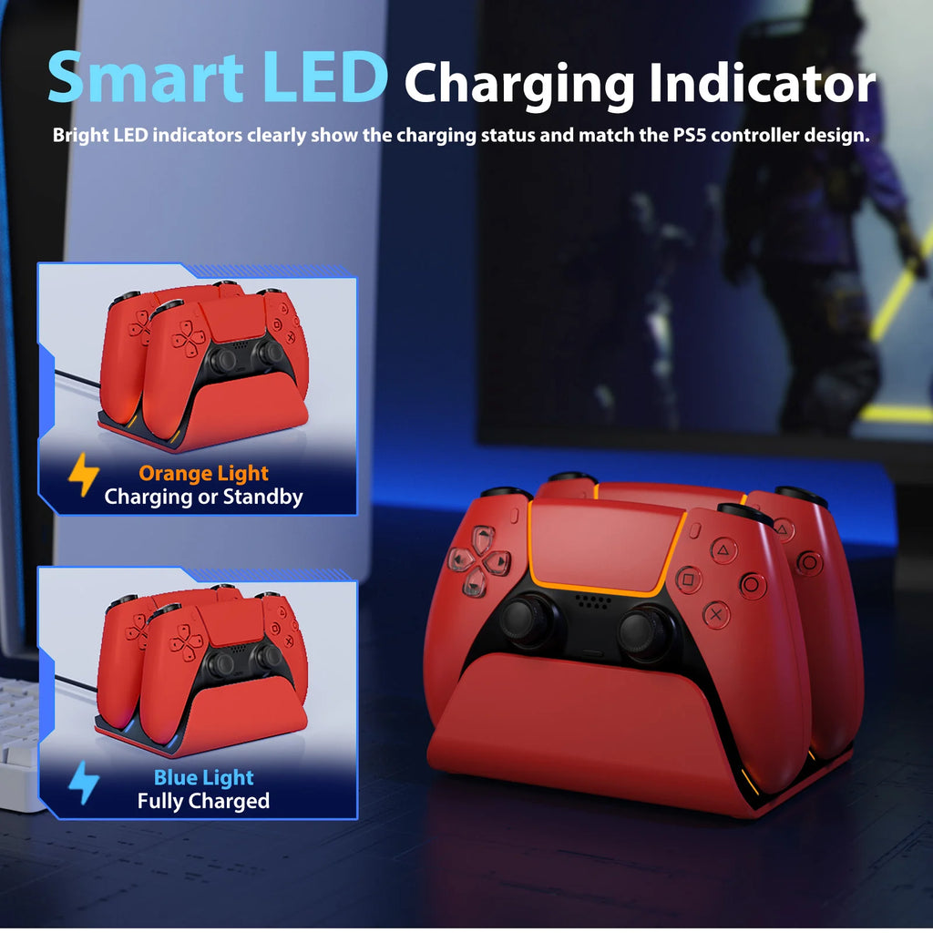 PS5 Dual Controller Charging Station
