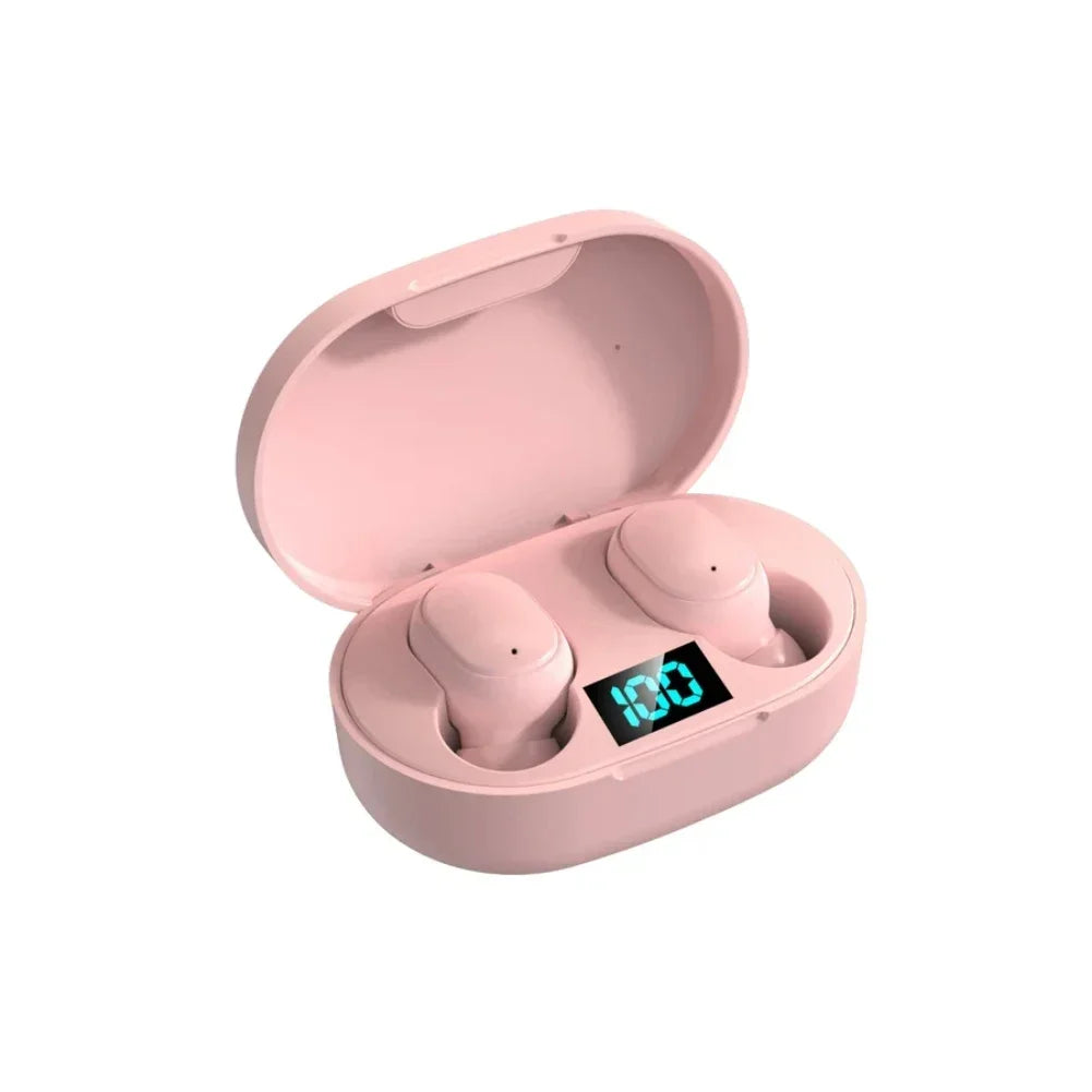 E6S Noise Cancelling Earbuds LED Charging Case