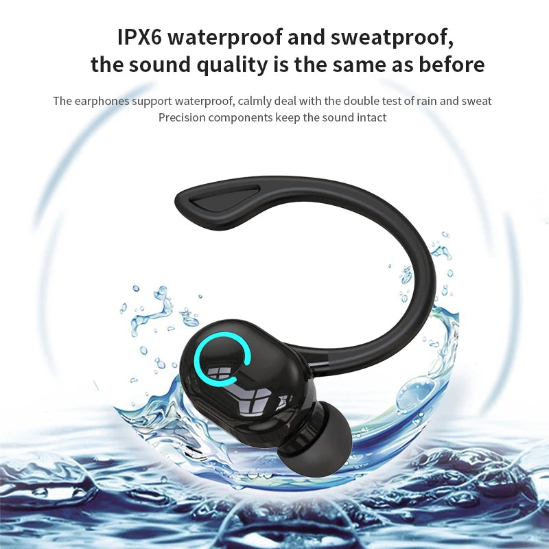 HiFi Bass Waterproof Noise Cancelling Earbuds