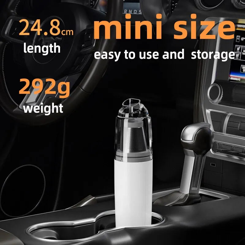 Rechargeable Handheld Car Vacuum – 6000Pa