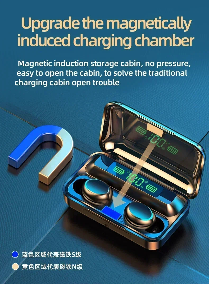 F9-5 BT5.3 HiFi Sport Waterproof Earbuds