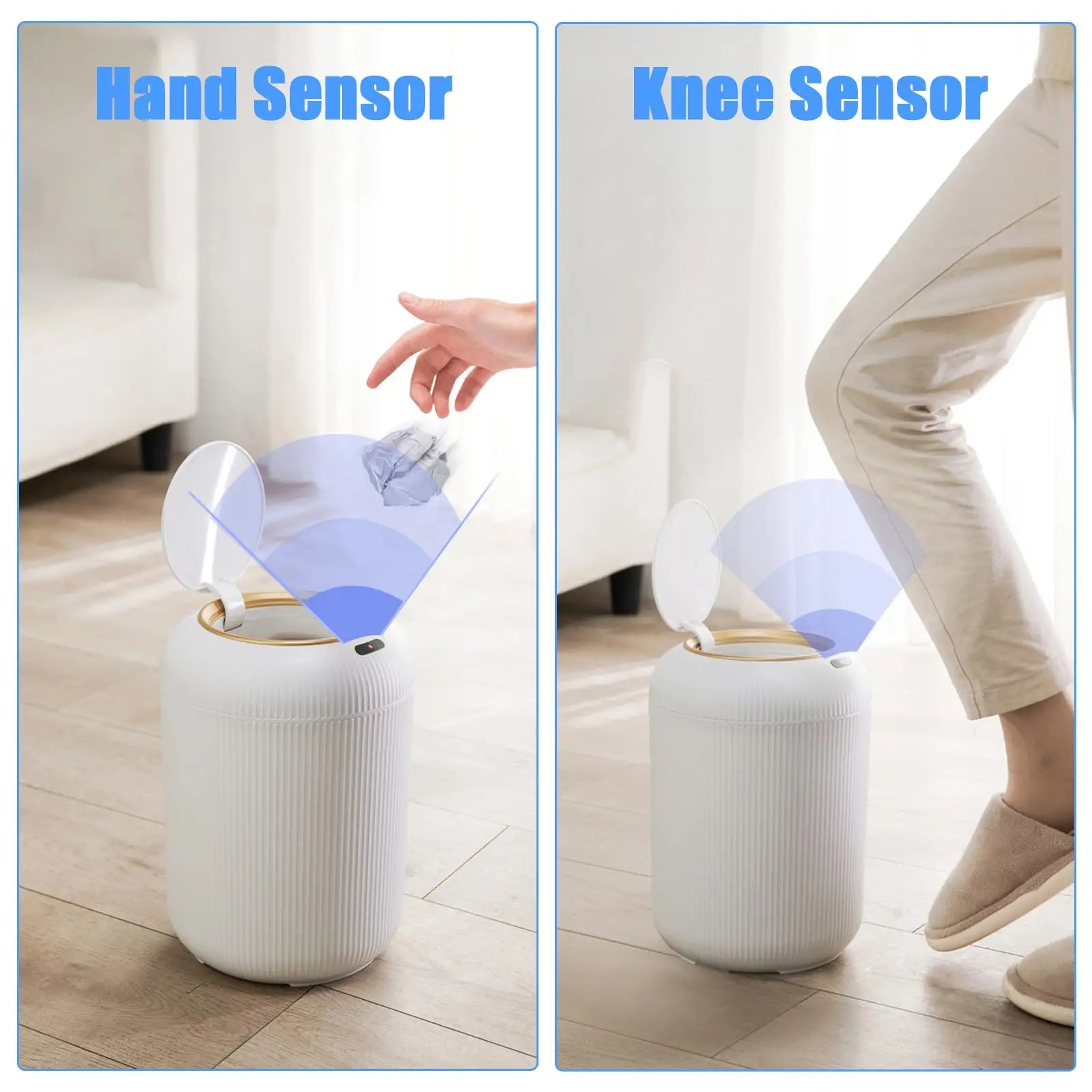 Motion Sensor Touchless Trash Can