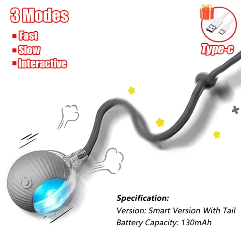 Interactive Electric Cat & Dog Toy Ball