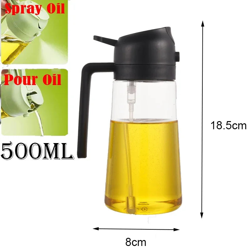 2-in-1 Pour & Spray Oil Bottle