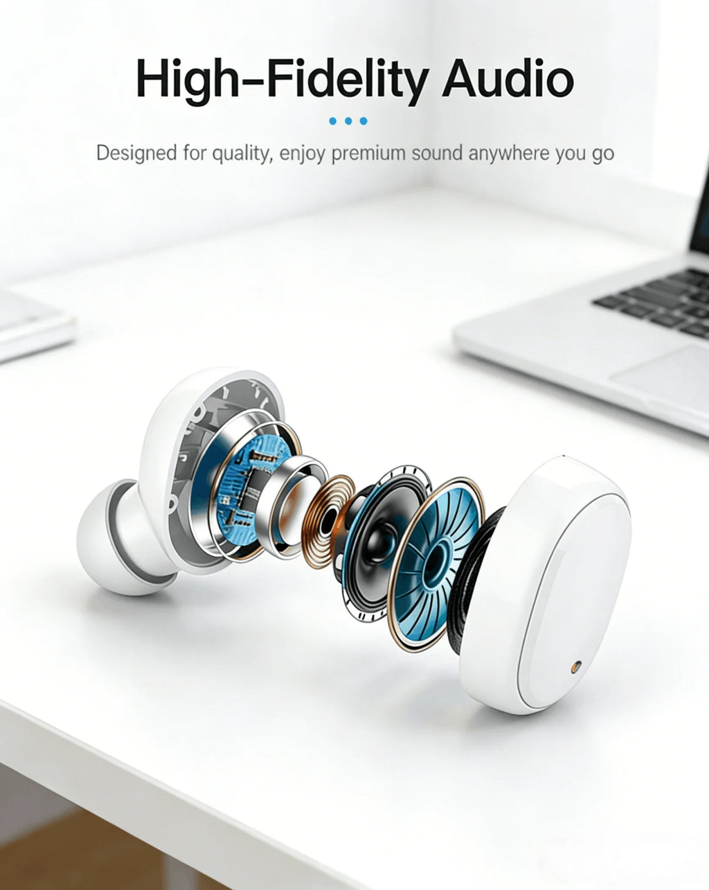 Mini In-Ear Wireless Earbuds HD Sound