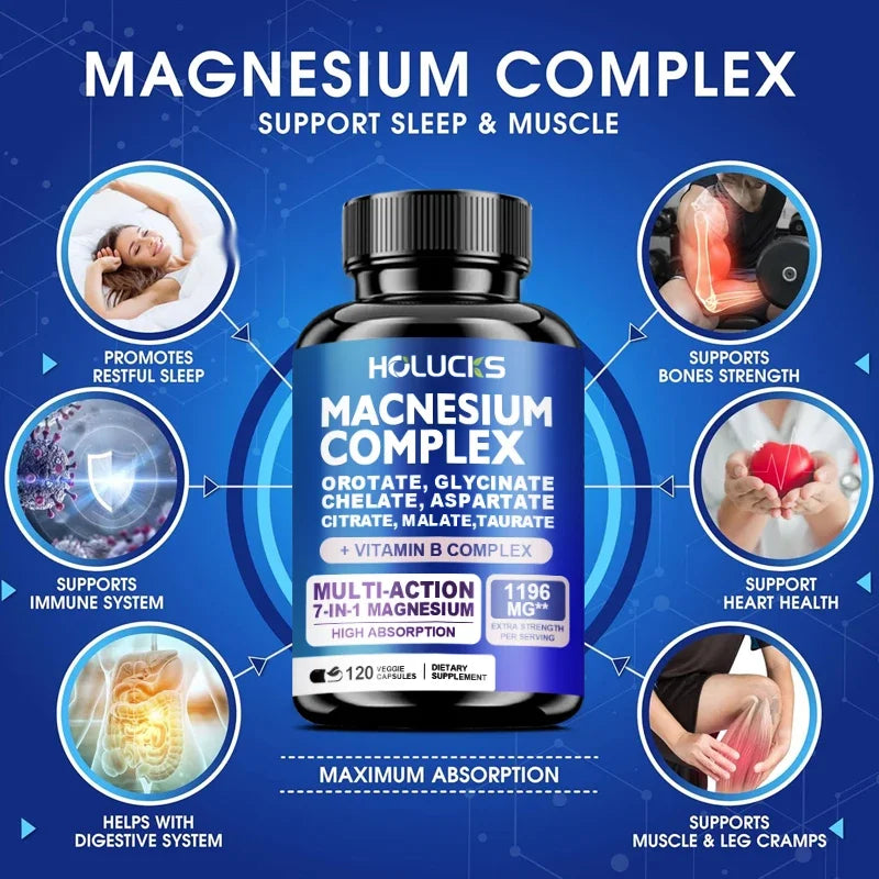 Magnesium Complex 1000mg – 7-Form Blend