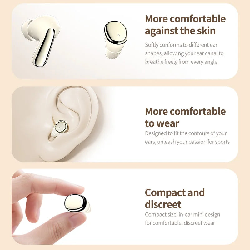 Mini Sleep & Sport Earbuds 30H Playtime (2-Pack)