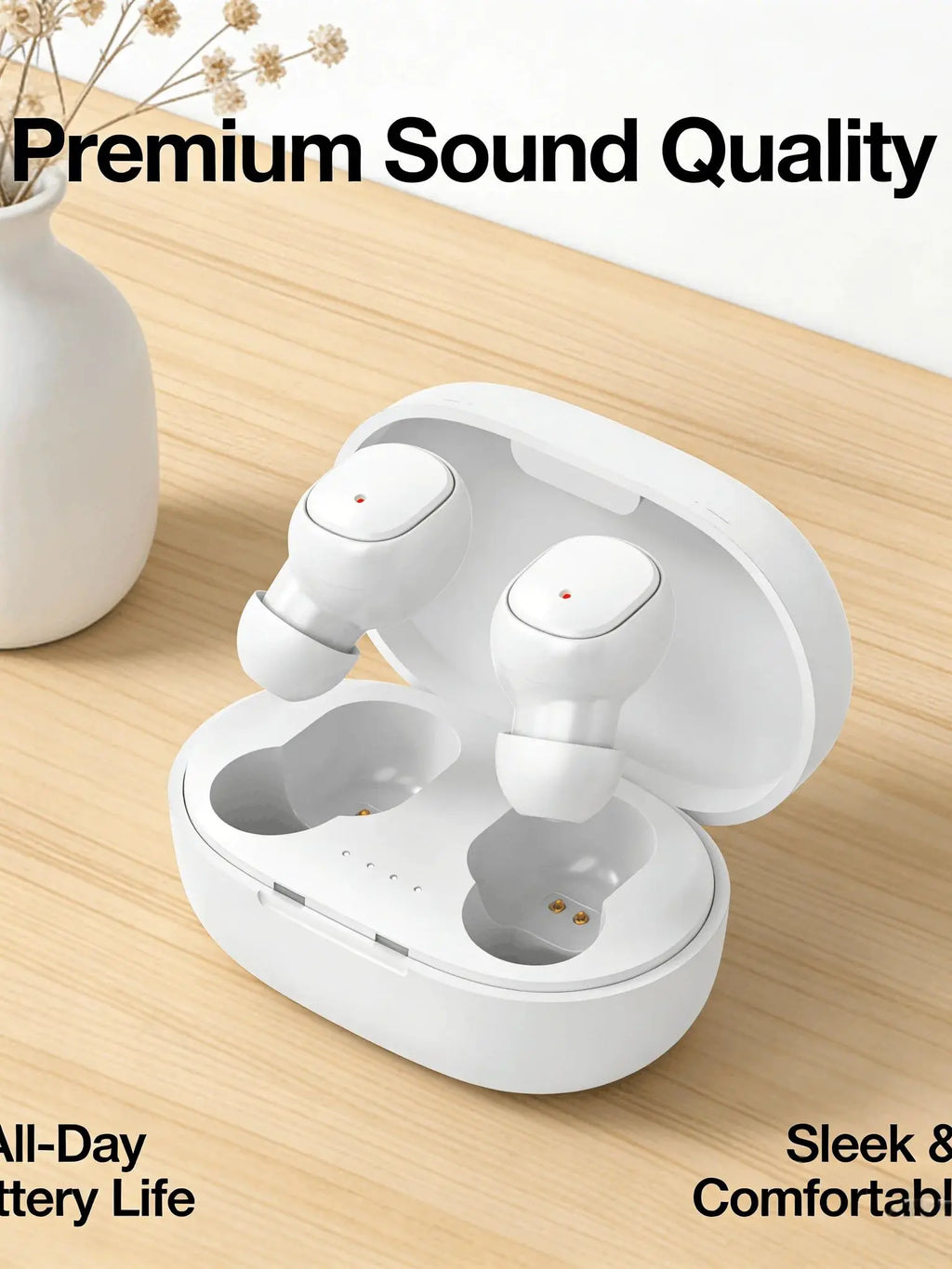 Mini In-Ear Wireless Earbuds HD Sound