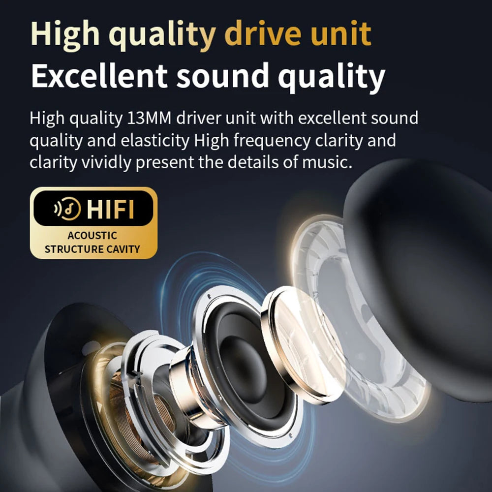 ANC Wireless Earbuds Long Battery ENC Mic